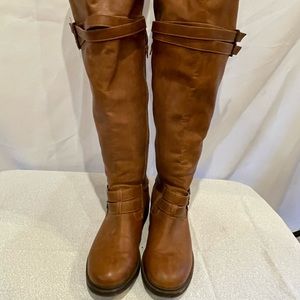 TORRID Brown Thigh High Boots Size 11